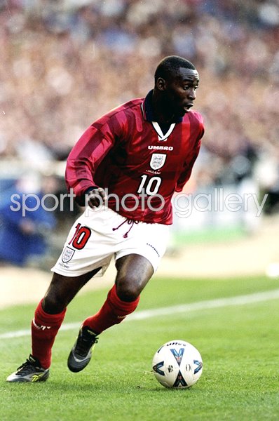 Andy Cole England v Poland Euro Qualifier Wembley 1999