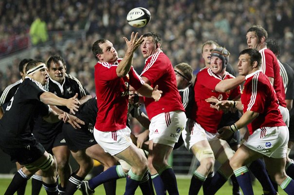 Richard Hill British Lions v New Zealand Maori Waikato Stadium 2005