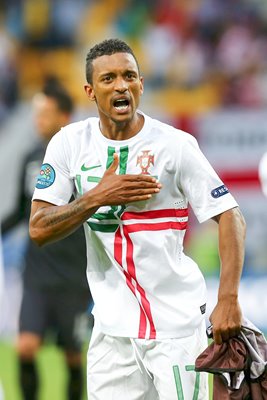 Nani Portugal v Denmark EURO 2012