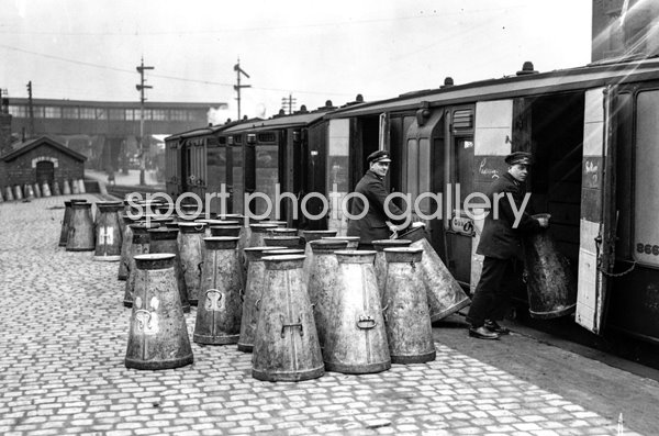 Loading Milk Churns