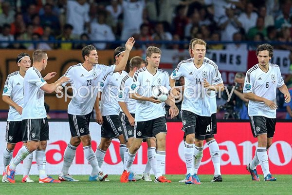Mario Gomez Germany v Holland EURO 2012