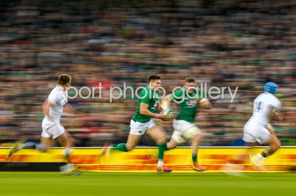 Jacob Stockdale Ireland attacks v England Dublin 6 Nations 2019