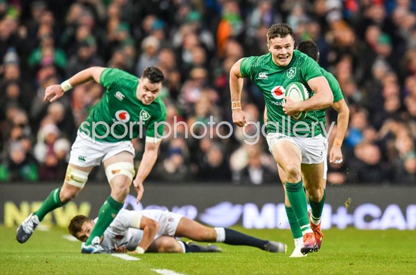 Jacob Stockdale Ireland v England Dublin 6 Nations 2019