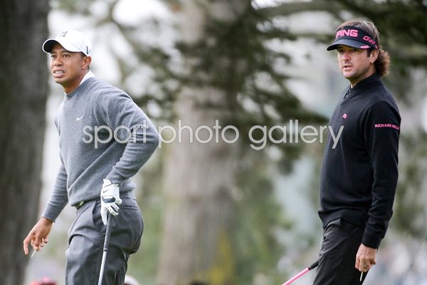 Tiger Woods and Bubba Watson US Open 2012