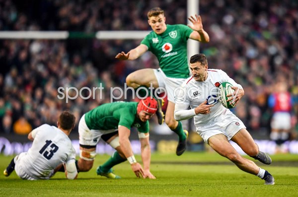 Jonny May England win v Ireland Dublin Six Nations 2019