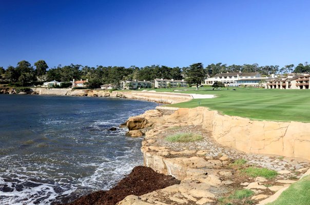 18th Hole Par 5 Pebble Beach Golf Links California USA