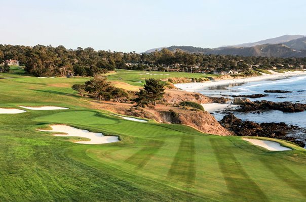 Pebble Beach Golf Links 9th Hole Par 4 California USA