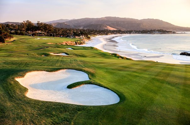 9th Hole Par 4 Pebble Beach Golf Links California USA