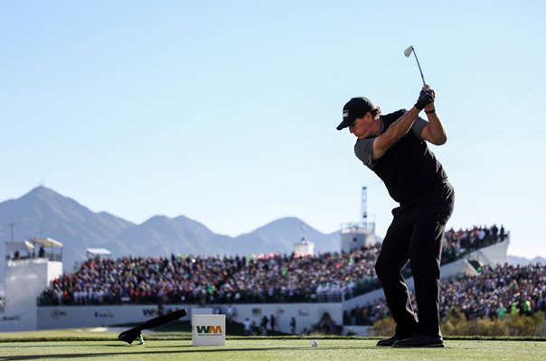 Phil Mickelson USA 16th Tee Shot Phoenix Open Scottsdale 2019