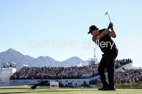 Phil Mickelson USA 16th Tee Shot Phoenix Open Scottsdale 2019