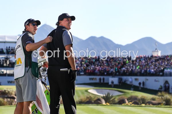 Phil Mickelson USA 16th Tee Phoenix Open Scottsdale 2019