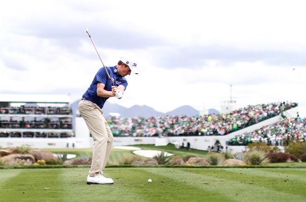 Webb Simpson USA 16th Tee Phoenix Open 2019
