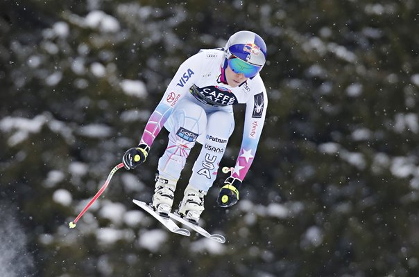 Lindsey Vonn USA Women's Downhill Are Sweden 2018