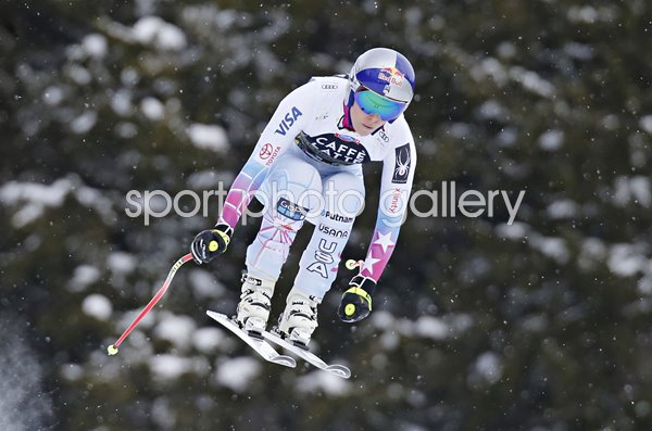 Lindsey Vonn USA Women's Downhill Are Sweden 2018