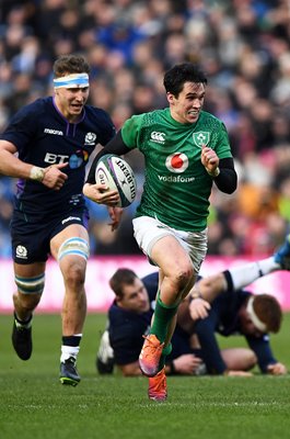 Joey Carbery Ireland break v Scotland Edinburgh 6 Nations 2019