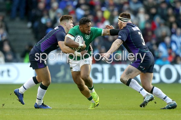 Bundee Aki Ireland v Scotland Murrayfield Six Nations 2019