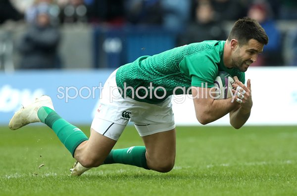 Conor Murray Ireland scores v Scotland Murrayfield 6 Nations 2019