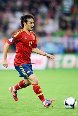 David Silva Spain v Ireland EURO 2012