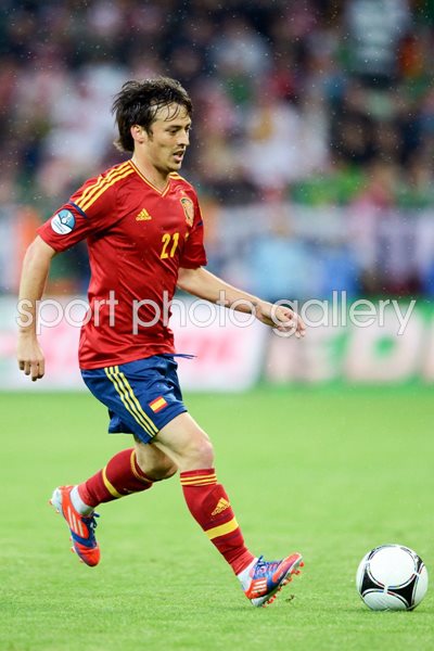 David Silva Spain v Ireland EURO 2012