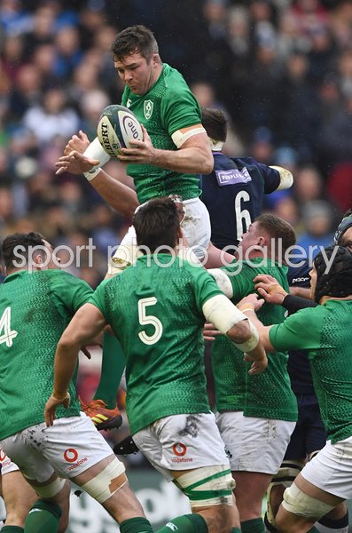 Peter O' Mahony Ireland v Scotland Murrayfield Six Nations 2019