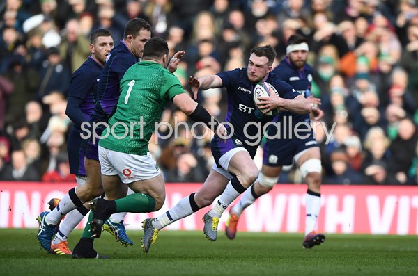 Stuart Hogg Scotland v Ireland Murrayfield Six Nations 2019