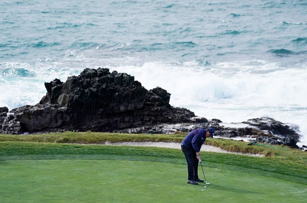 Phil Mickelson USA 7th Green Pebble Beach Pro-Am 2019