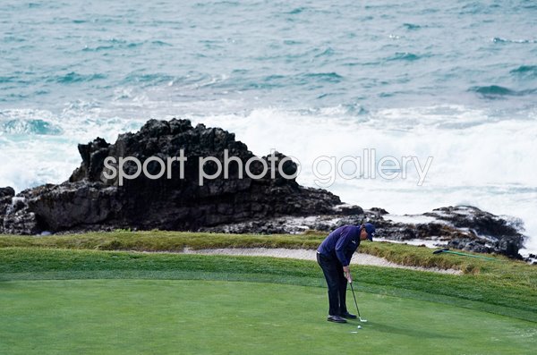 Phil Mickelson USA 7th Green Pebble Beach Pro-Am 2019