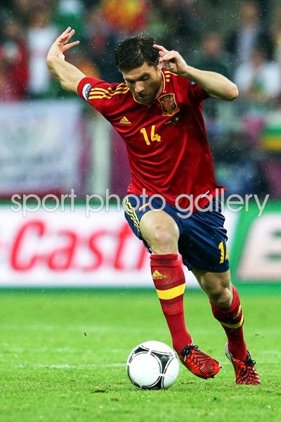 Xabi Alonso Spain v Ireland Group C EURO 2012