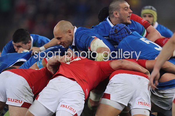 Sergio Parisse Italy v Wales Rome Six Nations 2019