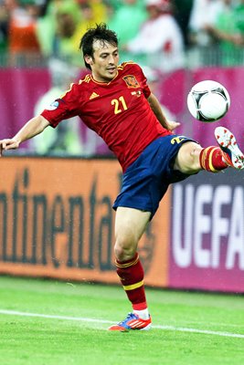 David Silva Spain v Ireland EURO 2012