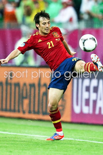 David Silva Spain v Ireland EURO 2012