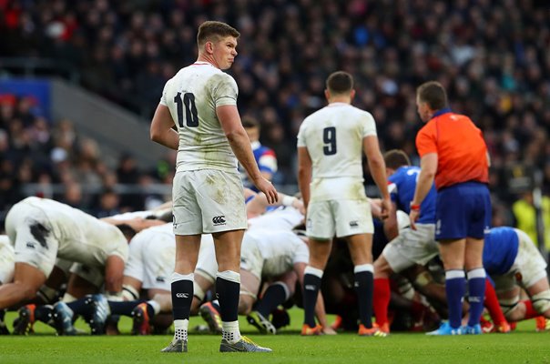 Owen Farrell England Number 10 v France Twickenham 6 Nations 2019