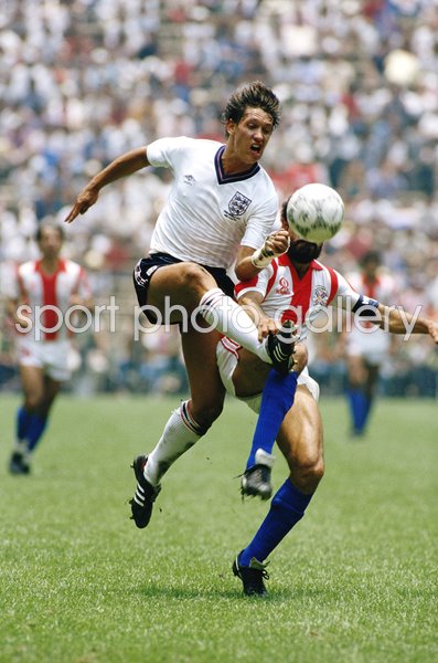Gary Lineker England v Paraguay Mexico World Cup 1986