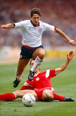 Gary Lineker England v Poland Wembley Stadium 1989