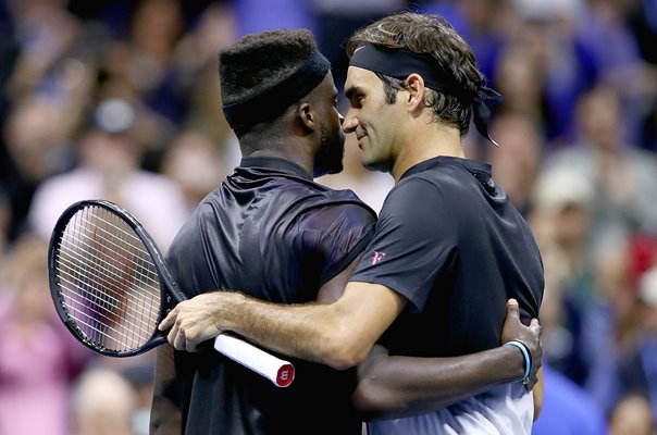 Frances Tiafoe v Roger Federer US Open Tennis 2017