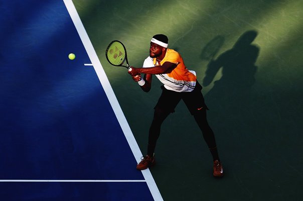 Frances Tiafoe USA Backhand US Open Tennis New York 2018