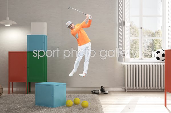 RICKIE FOWLER PHOENIX OPEN ROUND 4 ACTION SCOTTSDALE 2019 WALL STICKER