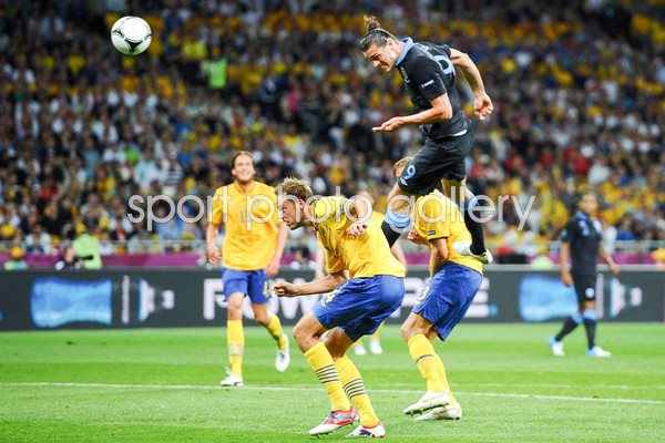 Andy Carroll England scores v Sweden EURO 2012