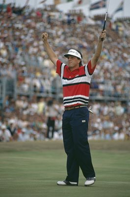 Mark Calcavecchia USA wins British Open Troon 1989