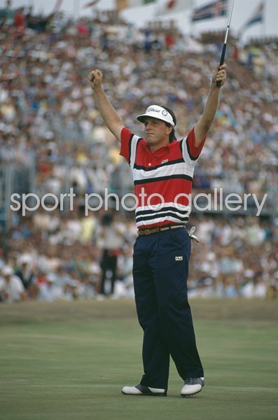 Mark Calcavecchia USA wins British Open Troon 1989
