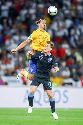 Zlatan Ibrahimovic Sweden v Scott Parker England