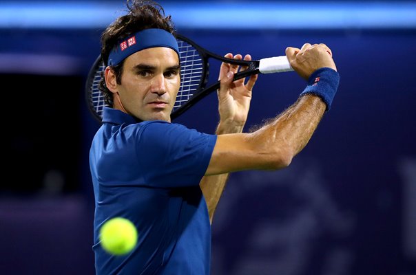 Roger Federer Switzerland Dubai Tennis ATP Tour 2019