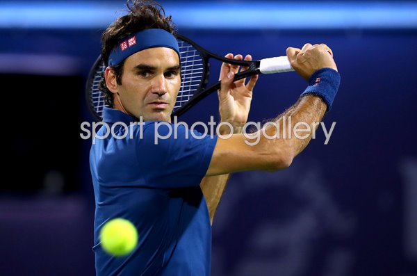 Roger Federer Switzerland Dubai Tennis ATP Tour 2019