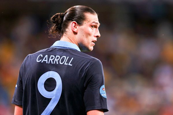 Andy Carroll England v Sweden EURO 2012