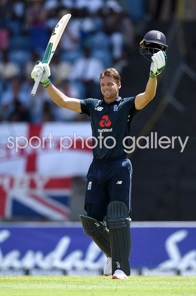 Jos Buttler England 150 v West Indies Grenada ODI 2019
