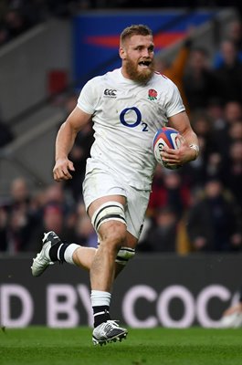 Brad Shields England scores v Italy Six Nations 2019