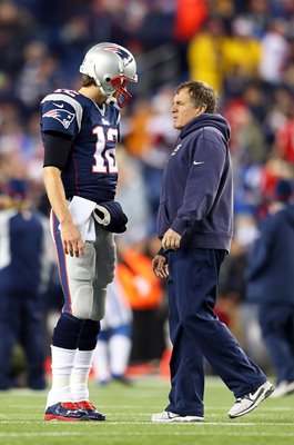 Tom Brady & Bill Belichick New England Patriots AFC Championship 2015