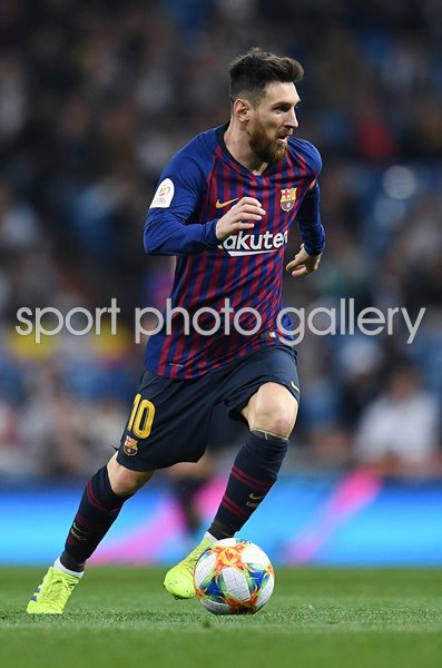 Lionel Messi Barcelona v Real Madrid Copa del Rey 2019