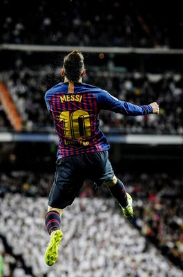 messi holding jersey poster