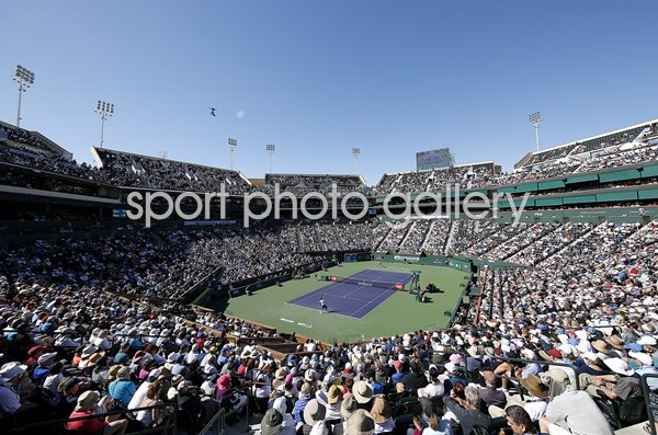 Roger Federer Switzerland v Kyle Edmund GB Indian Wells 2019